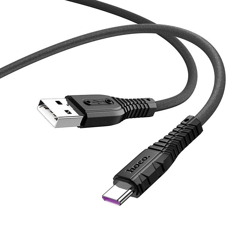 USB кабель HOCO X67 5A USB - Type-C 1 MЕТР ЧОРНИЙ USB кабель HOCO X67 5A USB - Type-C 1 MЕТР ЧОРНИЙ