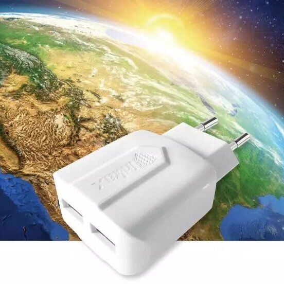 Мережевий зарядний пристрій INKAX CD-21 2.1A | 2 USB port + USB кабель Micro for Android Мережевий зарядний пристрій INKAX CD-21 2.1A | 2 USB port + USB кабель Micro for Android