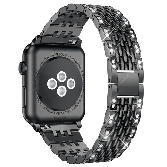 Ремінець металевий 7-LINE Metal СТРАЗ APPLE WATCH 42мм | 44мм | 45мм | 49мм №3 Ремінець металевий 7-LINE Metal СТРАЗ APPLE WATCH 42мм | 44мм | 45мм | 49мм №3