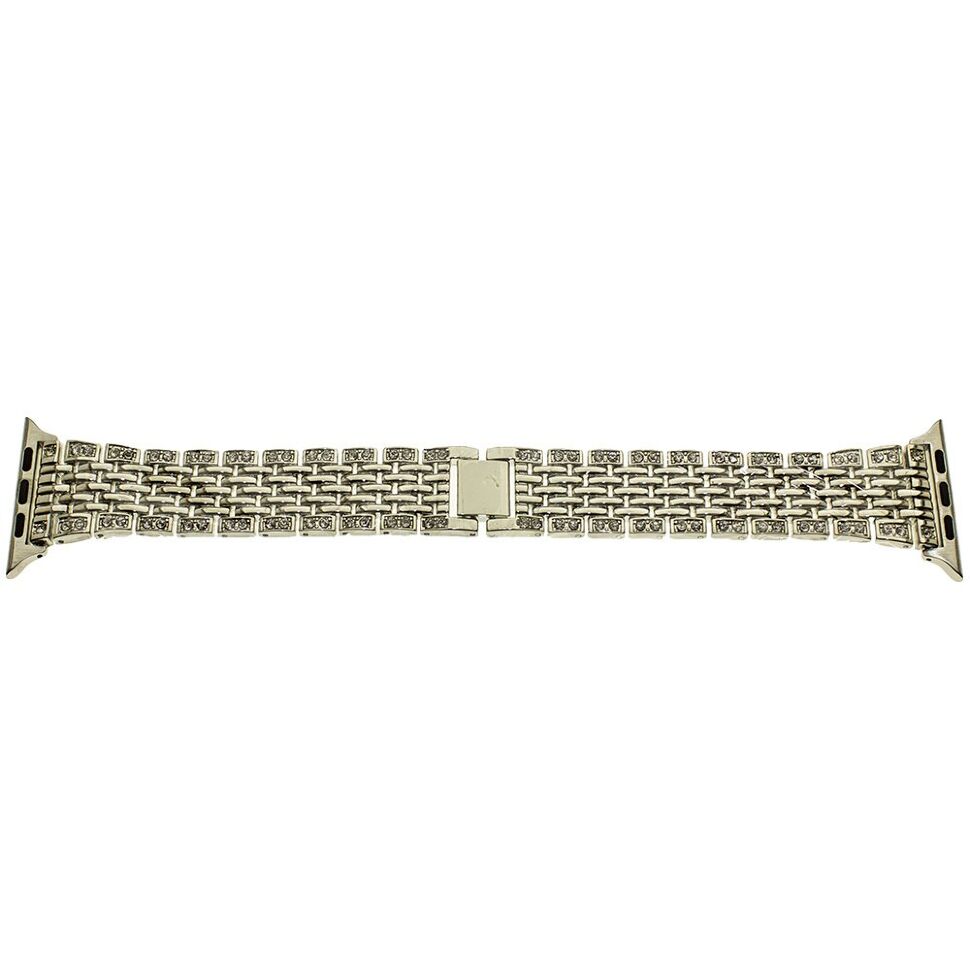 Ремінець металевий 7-LINE Metal СТРАЗ APPLE WATCH 42мм | 44мм | 45мм | 49мм №3 Ремінець металевий 7-LINE Metal СТРАЗ APPLE WATCH 42мм | 44мм | 45мм | 49мм №3