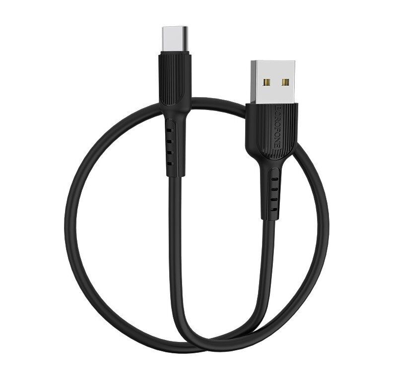 USB кабель BOROFONE BX16 Easy charging USB - Type-C ЧОРНИЙ USB кабель BOROFONE BX16 Easy charging USB - Type-C ЧОРНИЙ