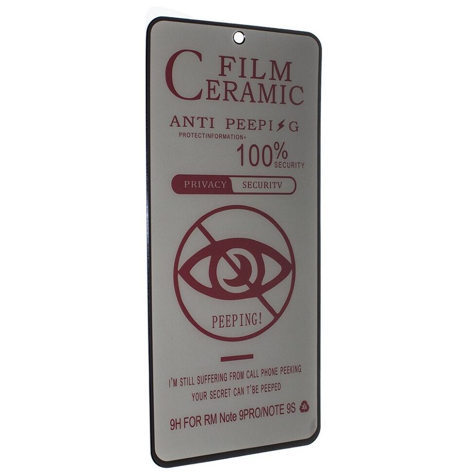 CERAMICS FILM PRIVACY XIAOMI Redmi Note 9S 2020 ЧОРНИЙ