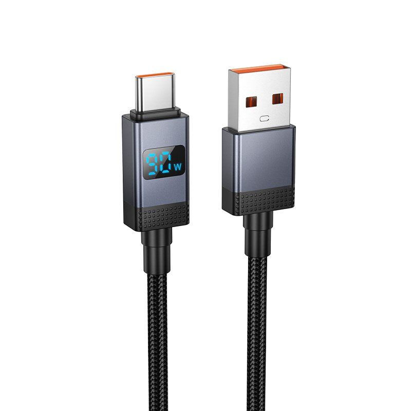 USB кабель HOCO X118 USB - Type-C, 1 метр, чорний USB кабель HOCO X118 USB - Type-C, 1 метр, чорний