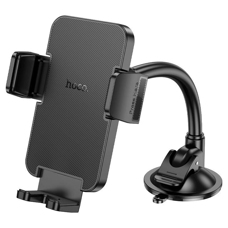 Автомобільний тримач HOCO H38 Cheetah car holder (windshield) чорний