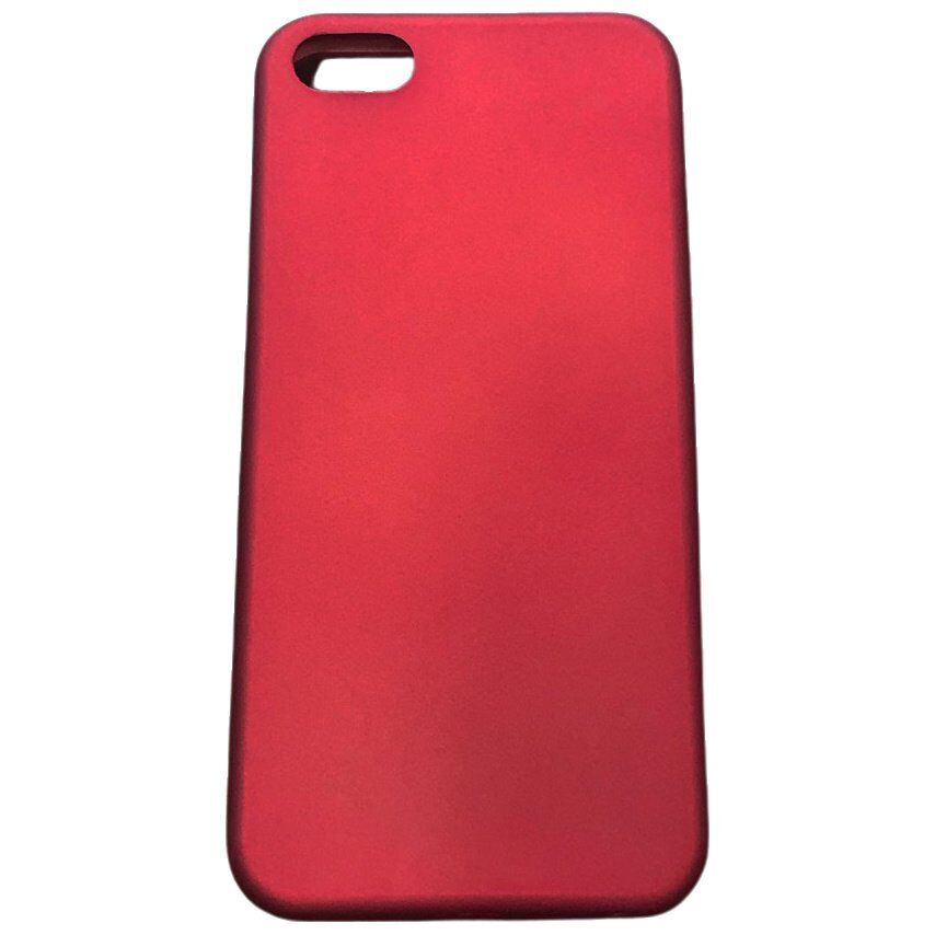 Матова силіконова накладка ROCK iPhone 5 (червоний) Матова силіконова накладка ROCK iPhone 5 (червоний)