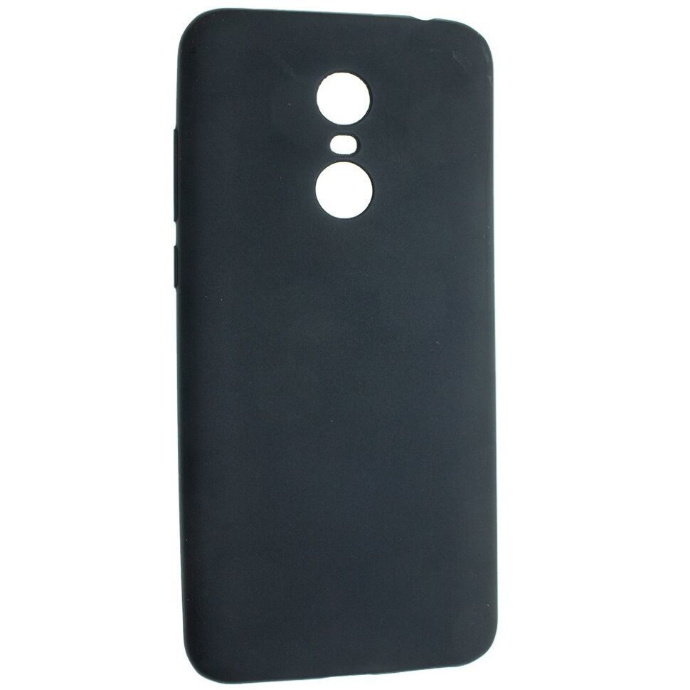 Матова силіконова накладка ROCK Xiaomi Redmi 5 Plus (чорний) Матова силіконова накладка ROCK Xiaomi Redmi 5 Plus (чорний)