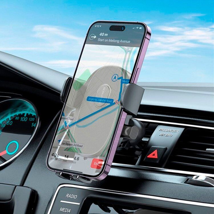 Автомобільний тримач BOROFONE BH92 Grand повітряна решітка - утримувач з кнопкою Автомобільний тримач BOROFONE BH92 Grand повітряна решітка - утримувач з кнопкою