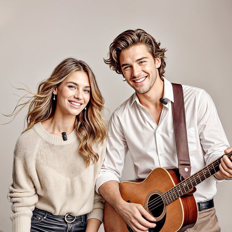 Бездротовий петличний мікрофон HOCO L19 Graceful Lightning / TYPE-C Бездротовий петличний мікрофон HOCO L19 Graceful Lightning / TYPE-C