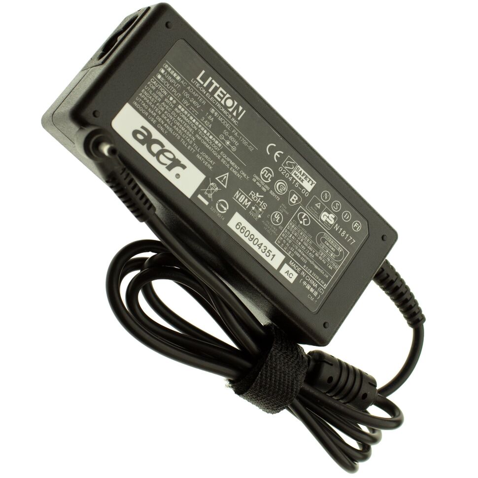 Блок живлення для ноутбука Acer 65W 19V 3.42A (3.0*1.1 мм) Блок живлення для ноутбука Acer 65W 19V 3.42A (3.0*1.1 мм)