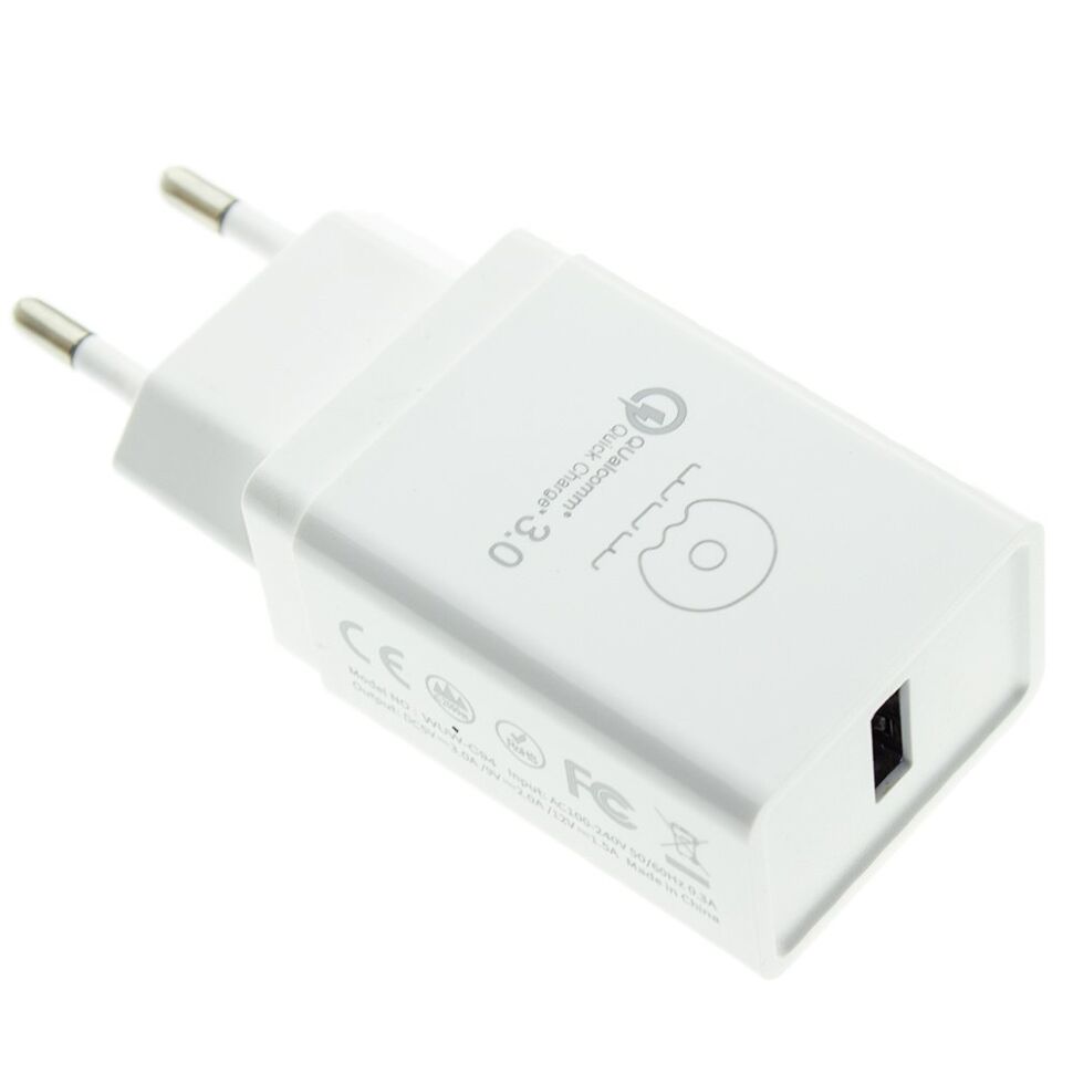 Зарядний пристрій WUW T27 3A QC3.0 + USB Type-C