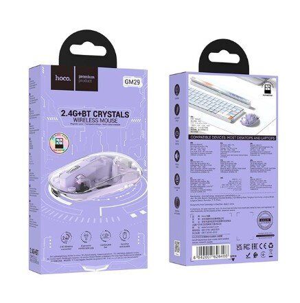 Мишка бездротова HOCO GM29 Mysterious dual-mode, romantic purple