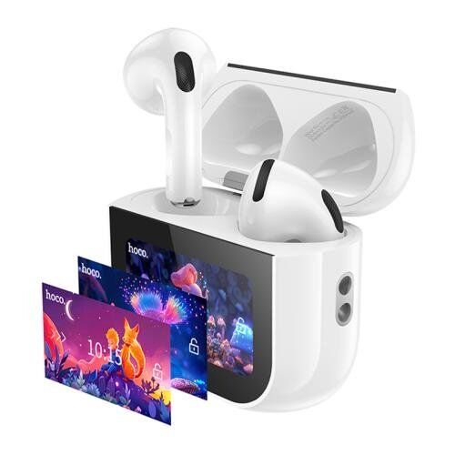 Бездротові навушники HOCO EW82 Sparkle з сенсорним екраном, білий