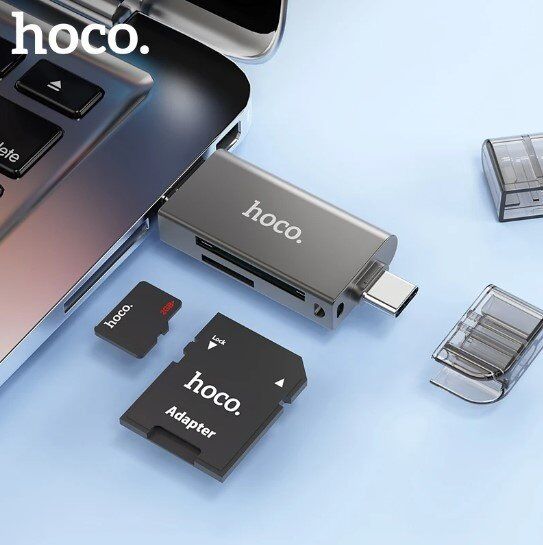 Картридер HOCO HB39 2в1 TYPE-C 3.0 | USB 3.0