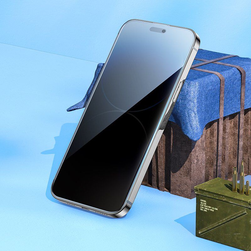 Скло для телефону HOCO A777 Plus Bear Shield anti-spy APPLE iPhone 14 PRO | iPhone 15 | iPhone 16 6.1" Скло для телефону HOCO A777 Plus Bear Shield anti-spy APPLE iPhone 14 PRO | iPhone 15 | iPhone 16 6.1"