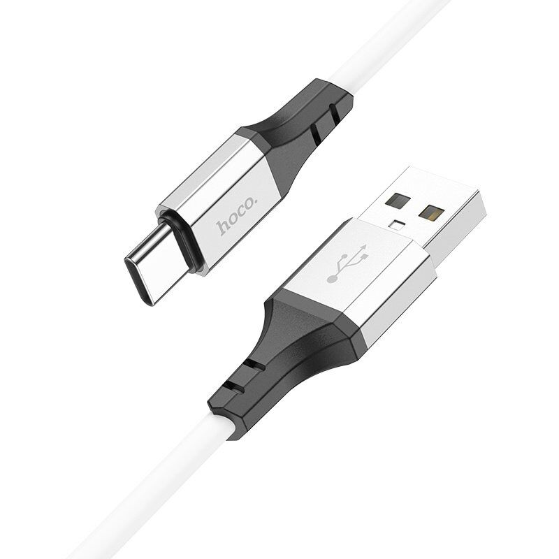 USB кабель HOCO X86 USB - Type-C, 1 метр, білий