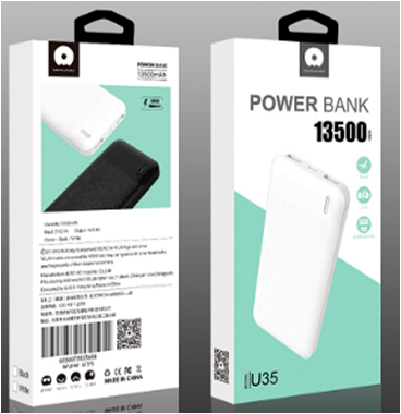 Power Bank WUW U35 13500 mAh ЧОРНИЙ