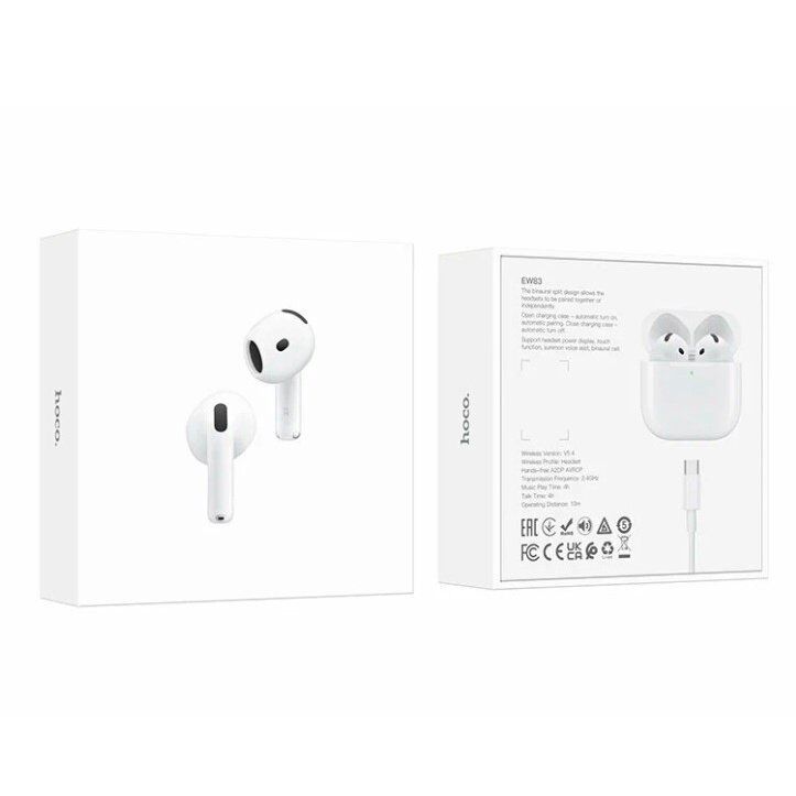 Бездротові навушники HOCO EW83, білий Бездротові навушники HOCO EW83, білий
