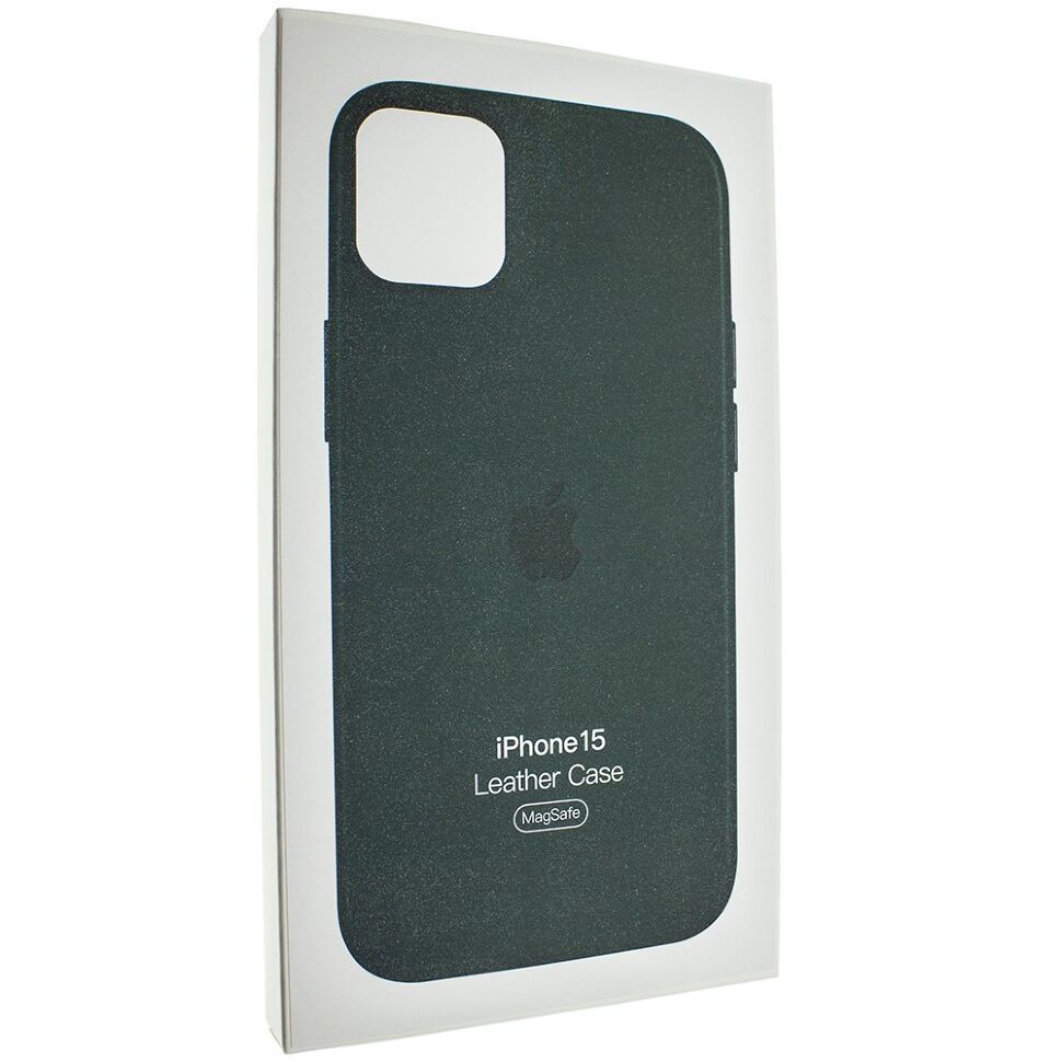 Задня накладка Leather Case magsafe Copy quality APPLE iPhone 15 6.1" Задня накладка Leather Case magsafe Copy quality APPLE iPhone 15 6.1"