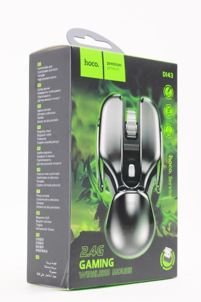 Беспроводная мышь HOCO DI43, чёрный Беспроводная мышь HOCO DI43, чёрный