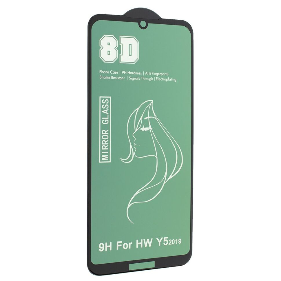 Защитное стекло для телефона 8D MIRROR HUAWEI Y5 2019
