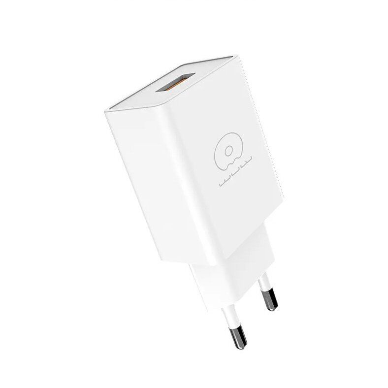 Мережевий зарядний пристрій WUW C186 USB 3.5A БІЛИЙ Мережевий зарядний пристрій WUW C186 USB 3.5A БІЛИЙ