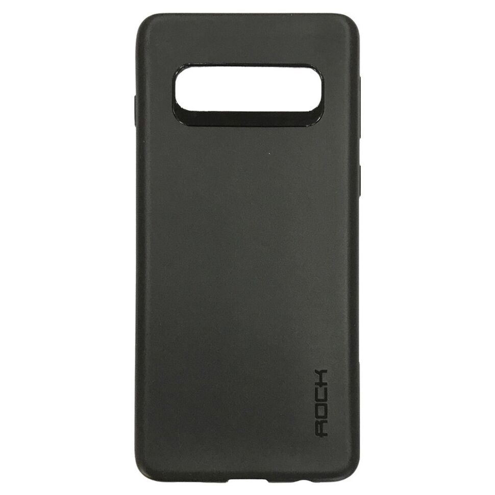 Ультратонка силіконова накладка ROCK Samsung S10+ (чорний)