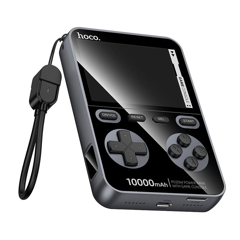 Power Bank HOCO Q47 "Shine" PD20W 10000 mAh з ігровою консоллю, чорний