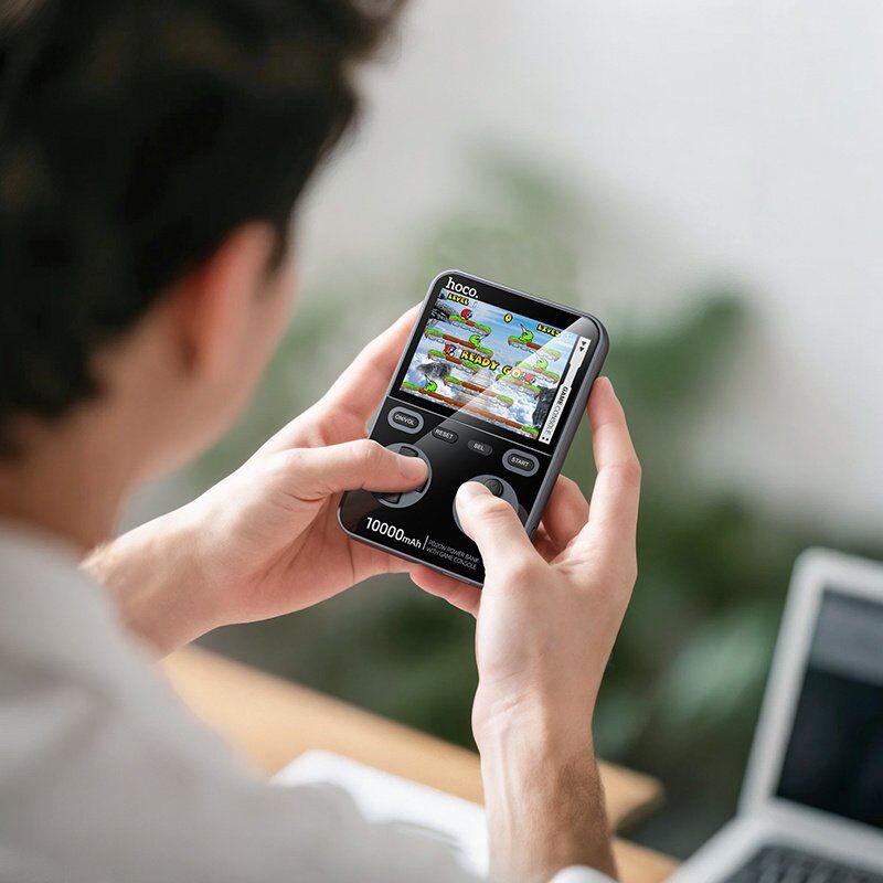 Power Bank HOCO Q47 "Shine" PD20W 10000 mAh з ігровою консоллю, чорний
