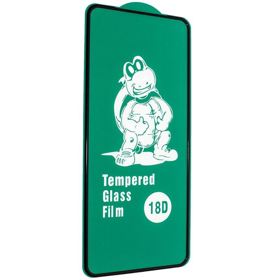 Захисне скло 18D із захисним бортом REALME X3 ЧОРНИЙ Захисне скло 18D із захисним бортом REALME X3 ЧОРНИЙ