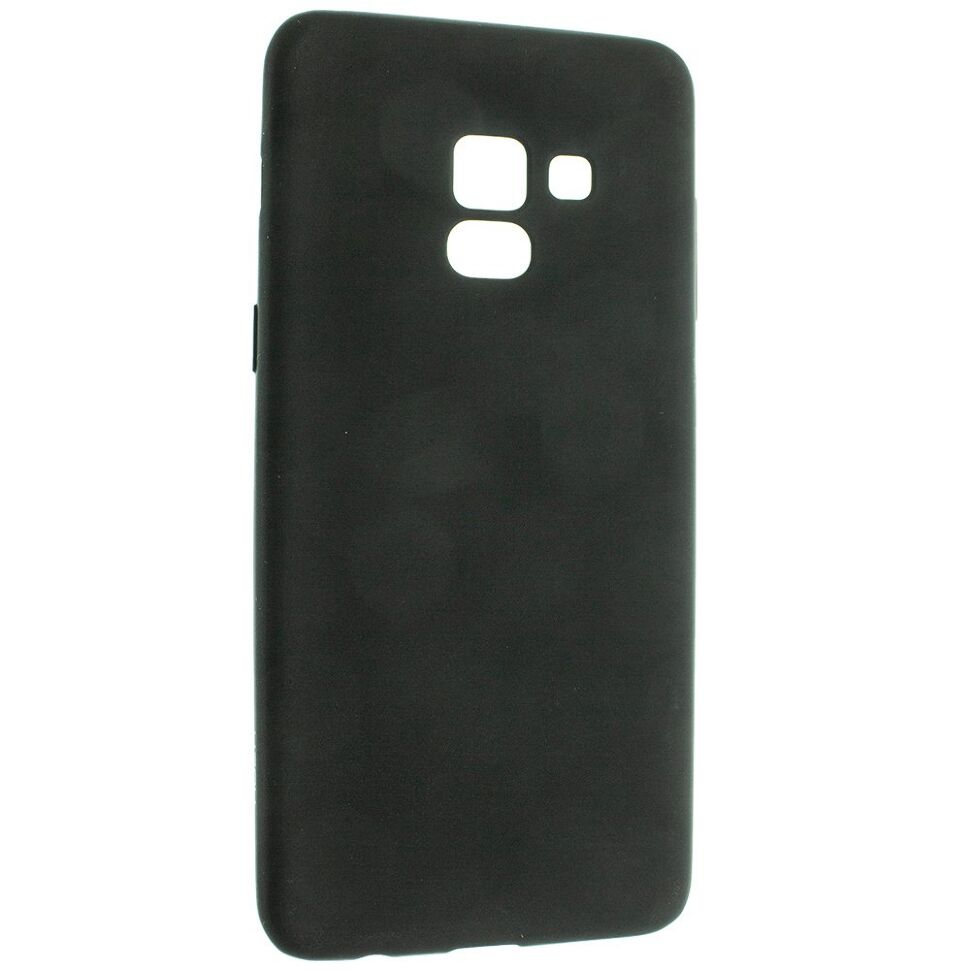 Матова силіконова накладка ROCK Samsung A8(2018)/A530 (чорний) Матова силіконова накладка ROCK Samsung A8(2018)/A530 (чорний)