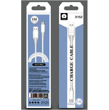 Кабель USB WUW X152 USB - Lightning 1A Кабель USB WUW X152 USB - Lightning 1A