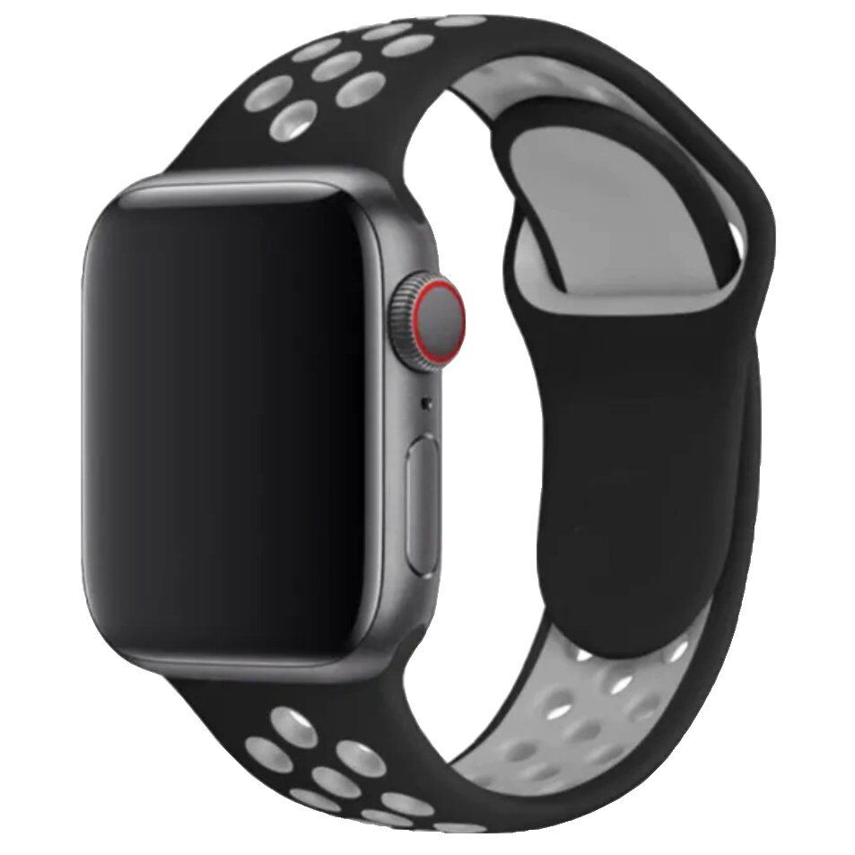 Ремінець силіконовий INKAX WB-02 для Apple Watch NIKE 42мм | 44мм | 45мм | 49мм LARGE SIZE Ремінець силіконовий INKAX WB-02 для Apple Watch NIKE 42мм | 44мм | 45мм | 49мм LARGE SIZE