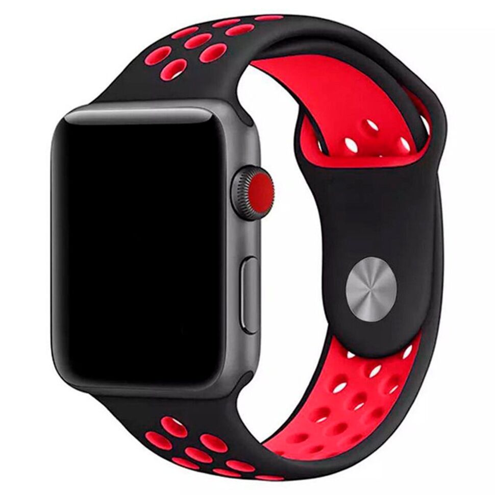 Ремінець силіконовий INKAX WB-02 для Apple Watch NIKE 42мм | 44мм | 45мм | 49мм LARGE SIZE Ремінець силіконовий INKAX WB-02 для Apple Watch NIKE 42мм | 44мм | 45мм | 49мм LARGE SIZE