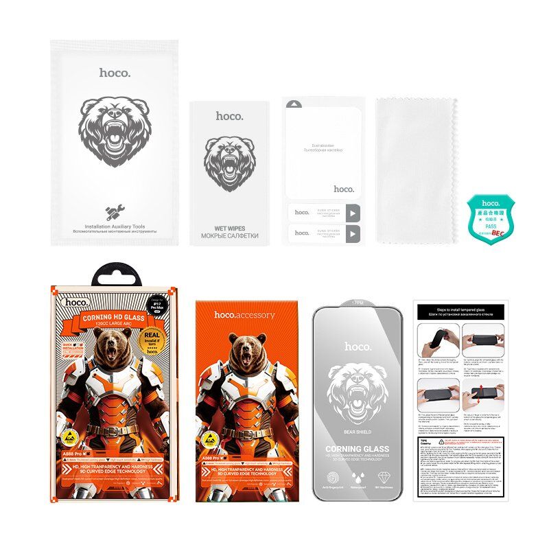Скло для телефону HOCO A888 Pro Bear Corning Shield APPLE iPhone AIR