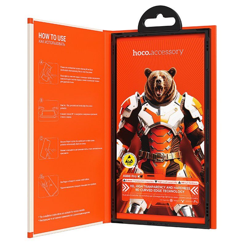 Скло для телефону HOCO A888 Pro Bear Corning Shield APPLE iPhone AIR