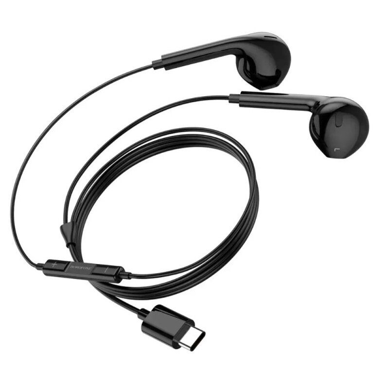 Дротові навушники BOROFONE BM80 TYPE-C, чорний Дротові навушники BOROFONE BM80 TYPE-C, чорний