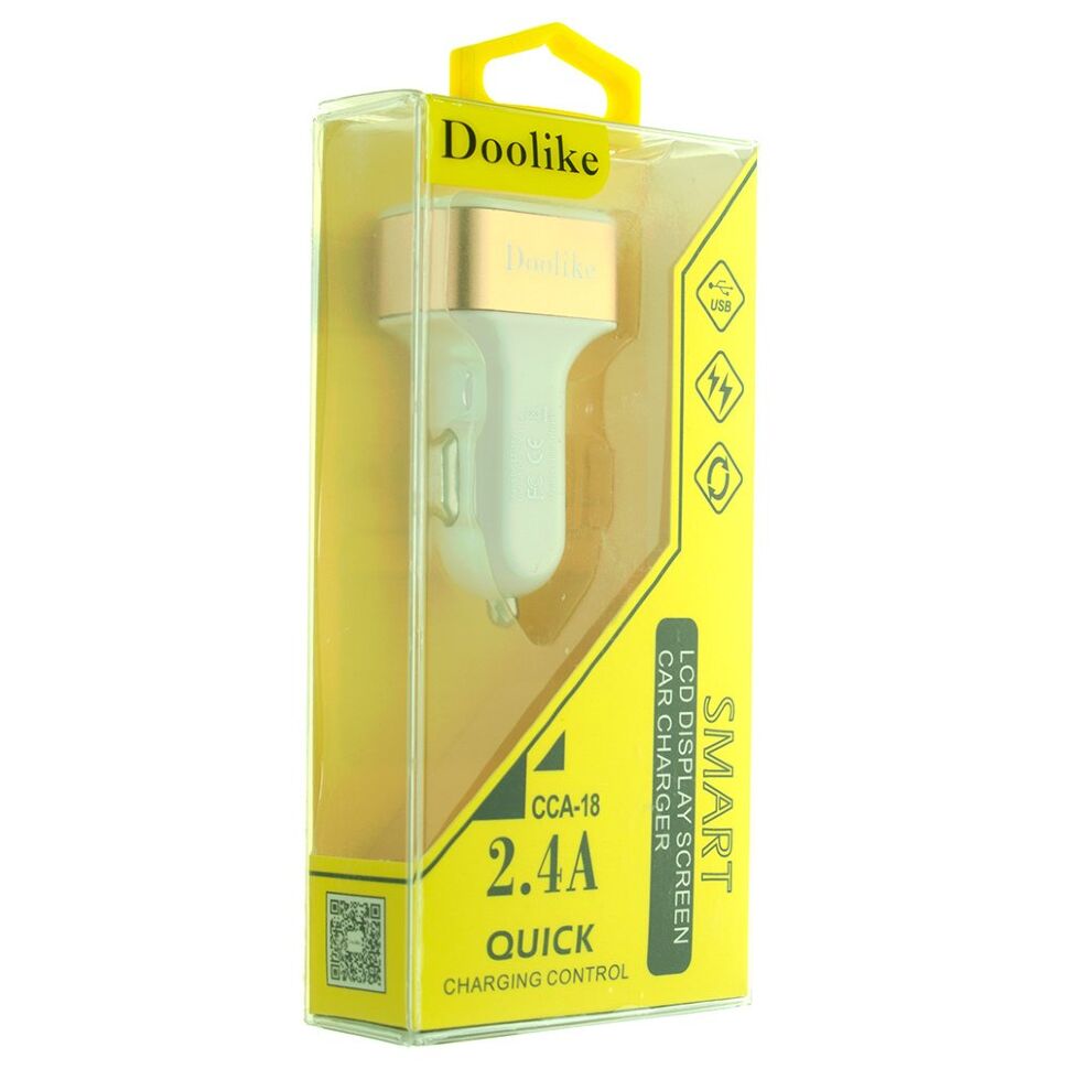 Зарядний пристрій Doolike CCA-18 LCD display 3.1A ЗОЛОТИЙ Зарядний пристрій Doolike CCA-18 LCD display 3.1A ЗОЛОТИЙ