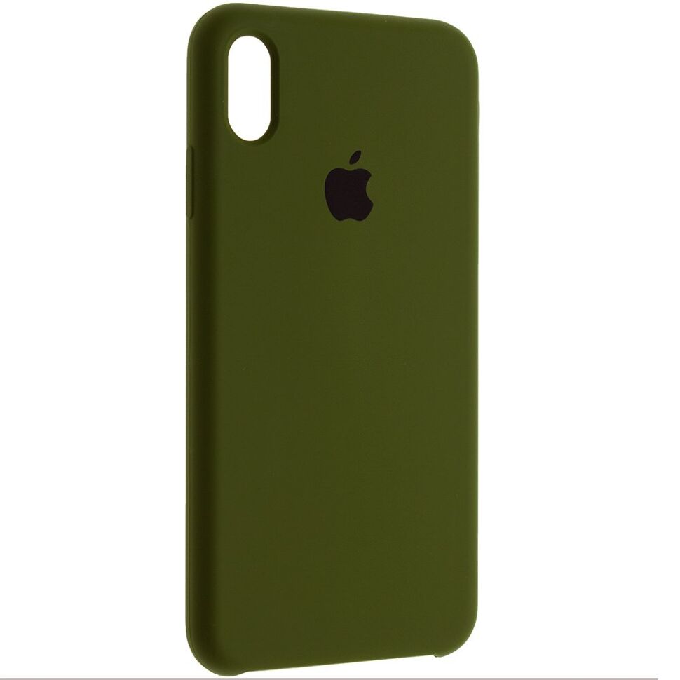 Задня накладка Silicone Case APPLE IPHONE XS MAX, відкритий низ Задня накладка Silicone Case APPLE IPHONE XS MAX, відкритий низ