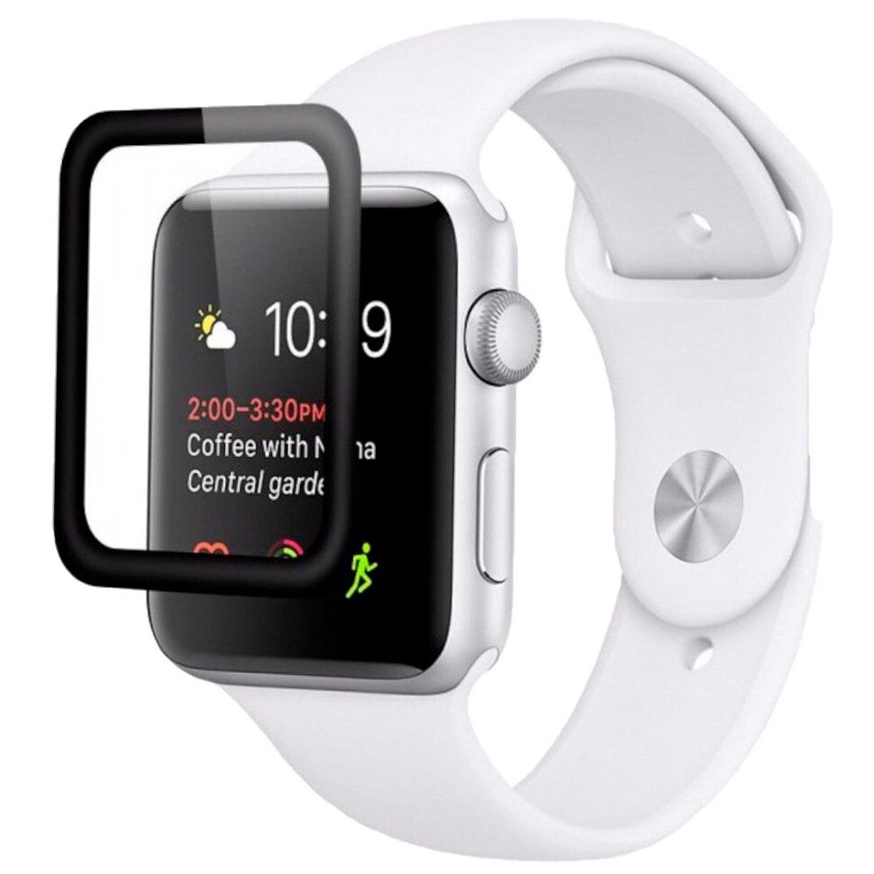 Захисне скло FULL GLUE APPLE WATCH 38MM ЧОРНИЙ Захисне скло FULL GLUE APPLE WATCH 38MM ЧОРНИЙ
