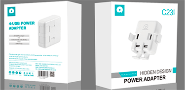 Мережевий зарядний пристрій WUW C23 4 PORTS 20W Мережевий зарядний пристрій WUW C23 4 PORTS 20W