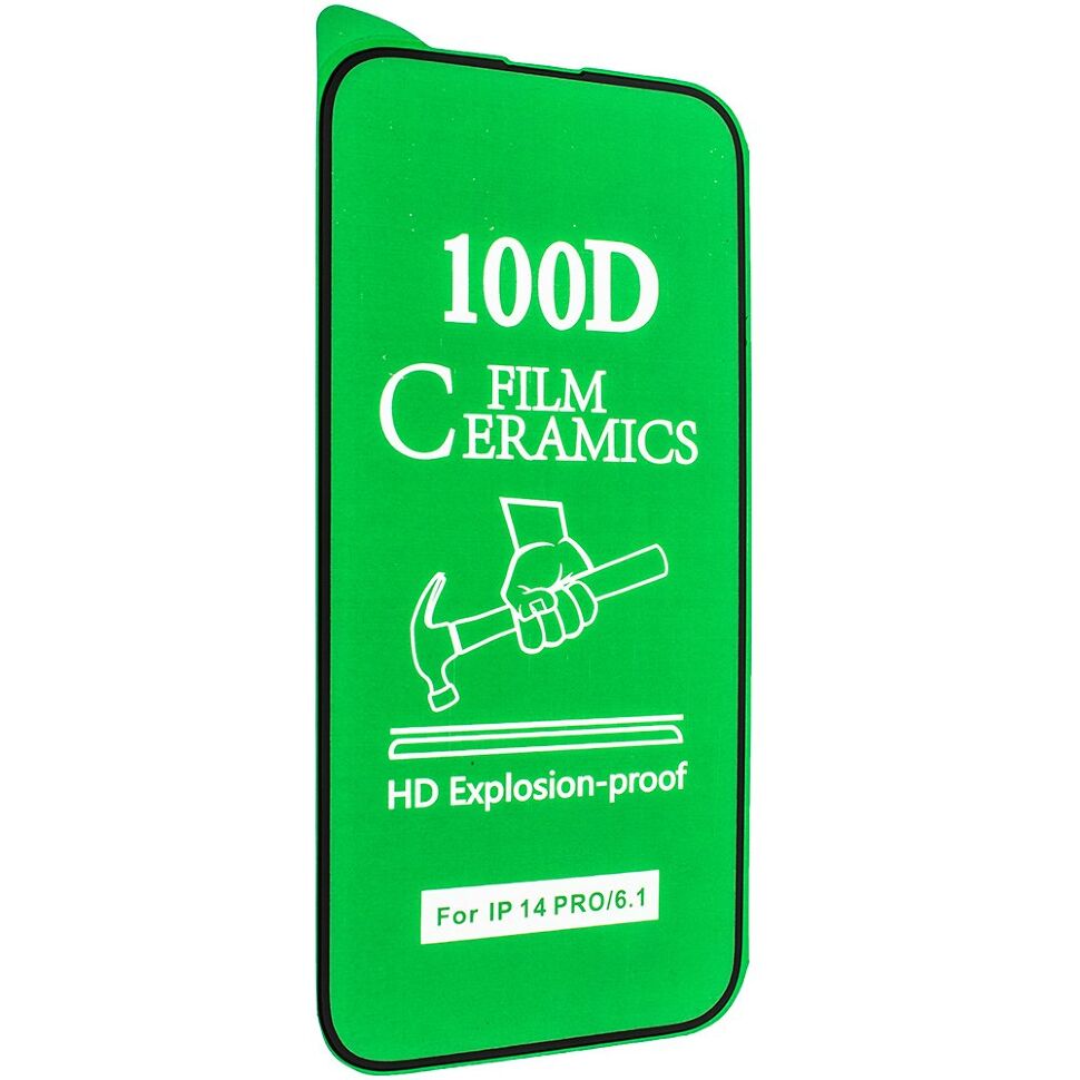 CERAMICS FILM ANTI-SHOCK APPLE iPhone 14 PRO | 15 | 16 ЧОРНИЙ