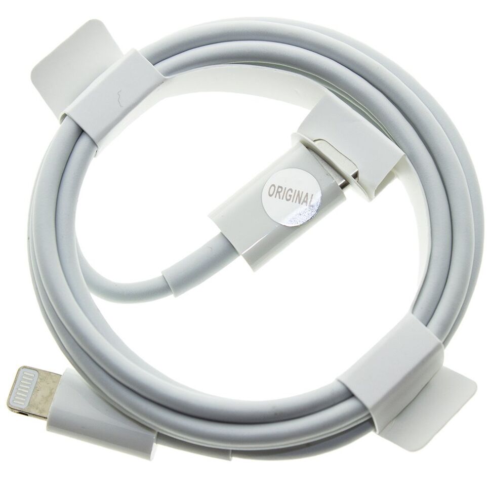 Кабель APPLE ORIGINAL USB-C to Lightning 1m кулек Кабель APPLE ORIGINAL USB-C to Lightning 1m кулек