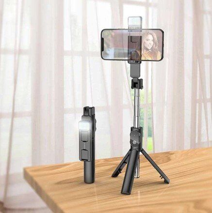 Монопод для селфі з триногою Borofone BY8 ЧОРНИЙ Монопод для селфі з триногою Borofone BY8 ЧОРНИЙ