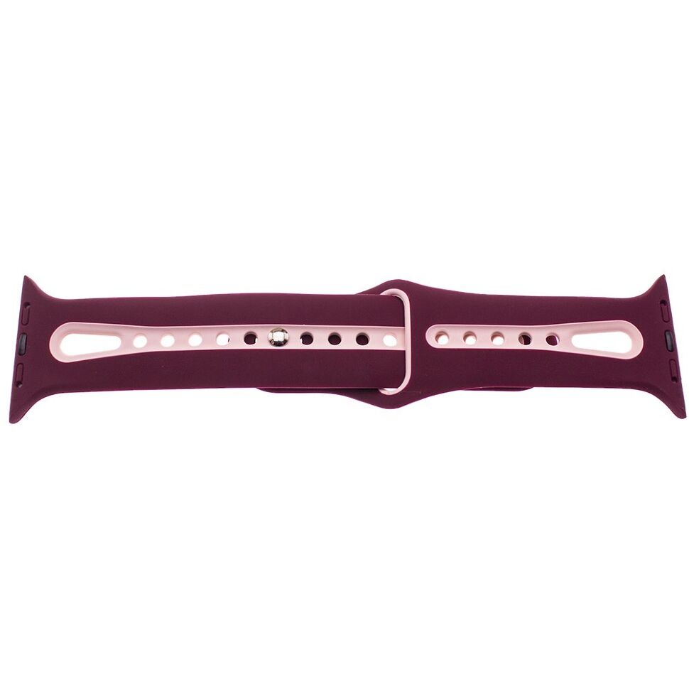 Ремінець силіконовий LINE 2 COLORS для APPLE WATCH 38 | 40 | 41 мм SMALL SIZE Ремінець силіконовий LINE 2 COLORS для APPLE WATCH 38 | 40 | 41 мм SMALL SIZE