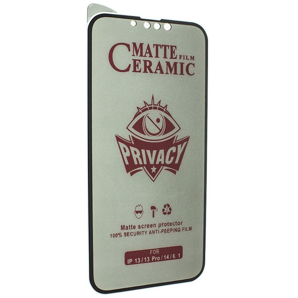 CERAMICS FILM PRIVACY МАТОВЕ APPLE iPhone 16E / 14 / 13 / 13 PRO 6.1"