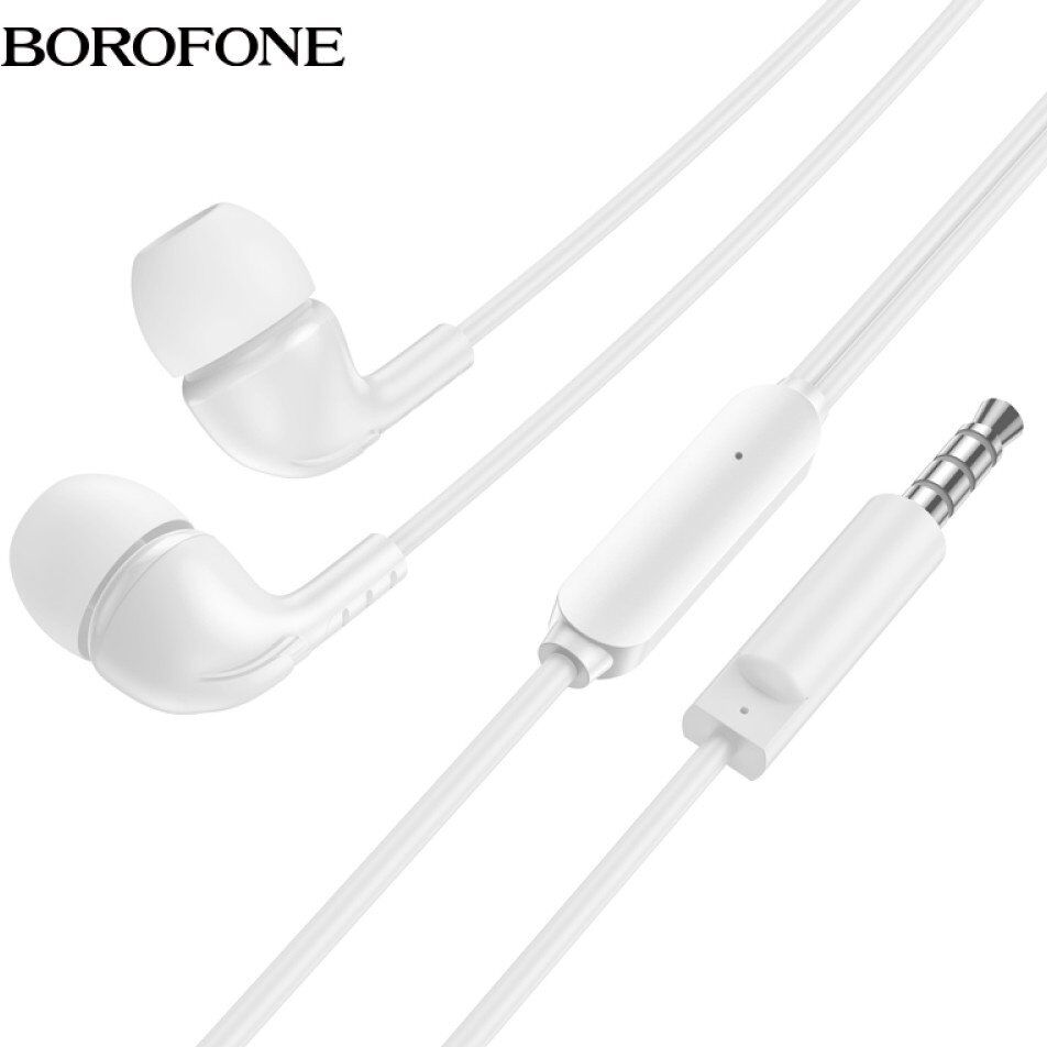 Дротові навушники BOROFONE BM83, білий Дротові навушники BOROFONE BM83, білий