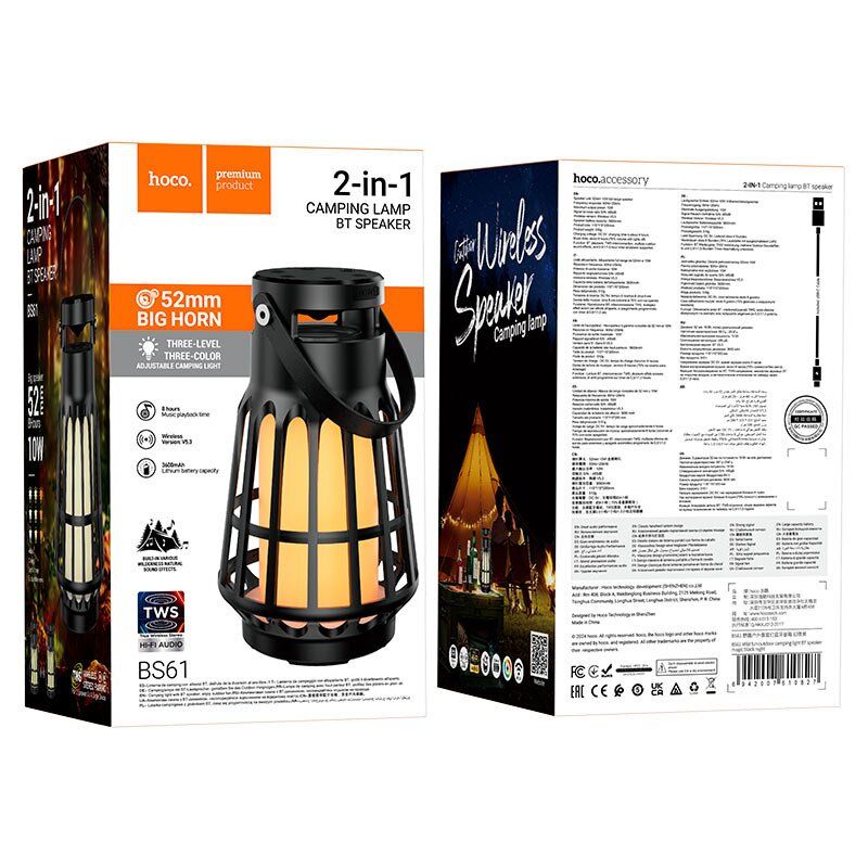 Колонка бездротова HOCO BS61, чорний