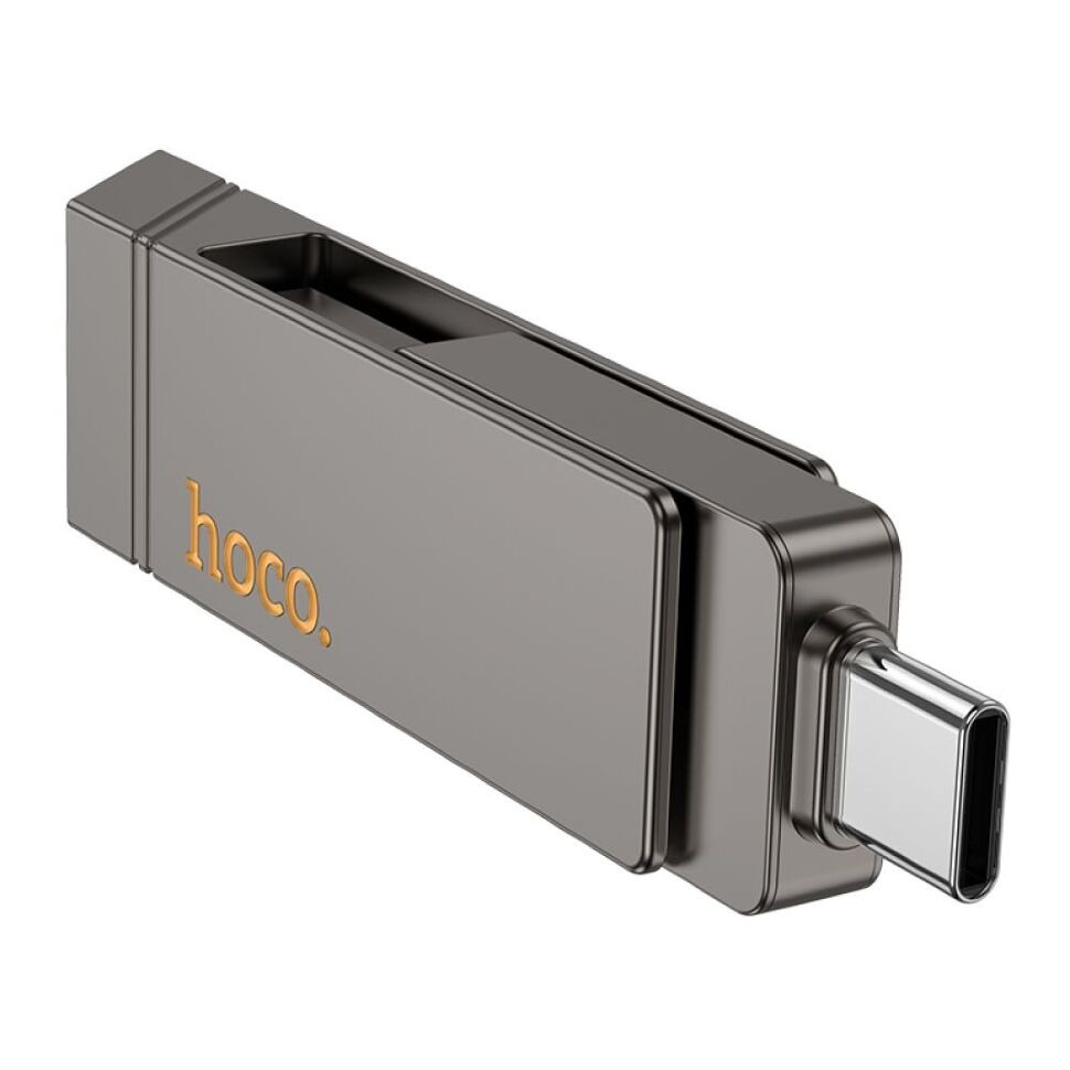 Флеш-память HOCO UD15 Type-C (USB3.2/64Gb) (серый) Флеш-память HOCO UD15 Type-C (USB3.2/64Gb) (серый)