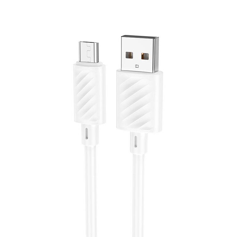 USB кабель HOCO X88 USB - micro USB 1метр, білий USB кабель HOCO X88 USB - micro USB 1метр, білий