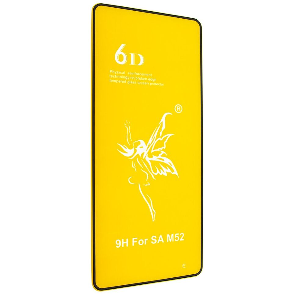 Захисне скло 6D PREMIUM SAMSUNG M526 Galaxy M52 5G 2021 ЧОРНИЙ